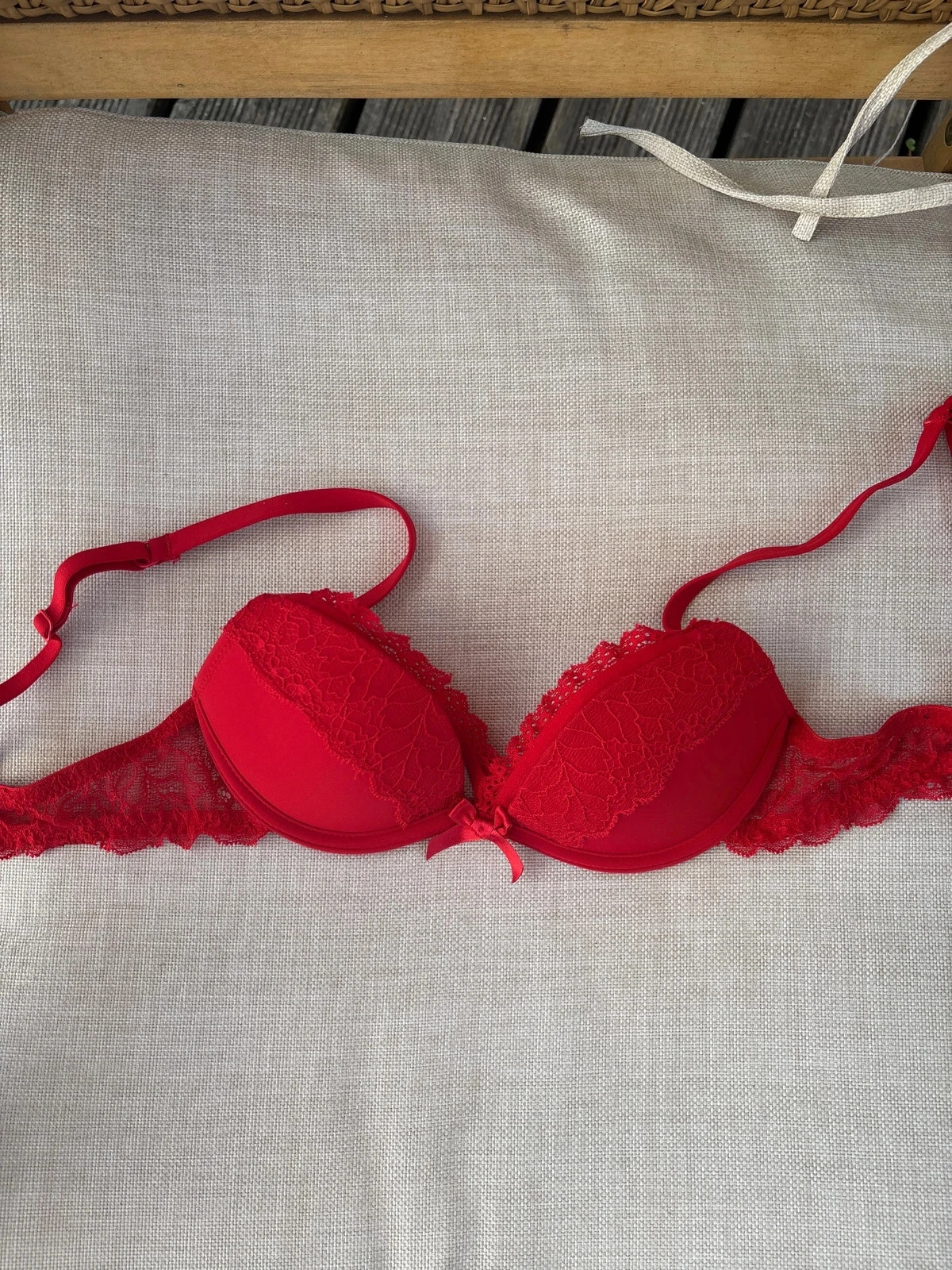 Sutiã vermelho de renda undiz 80A – photo 2